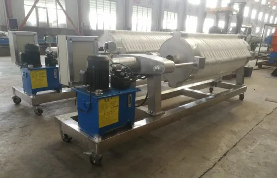 Líquido de fermentação, preparação de enzimas, RNA, gelatina, filtro prensa para alimentos e bebidas